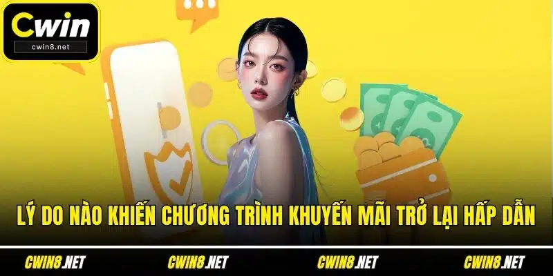Lý do nào khiến chương trình khuyến mãi  trở lại hấp dẫn
