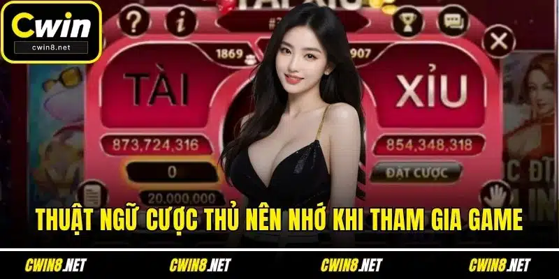 Thuật ngữ cược thủ nên nhớ khi tham gia game