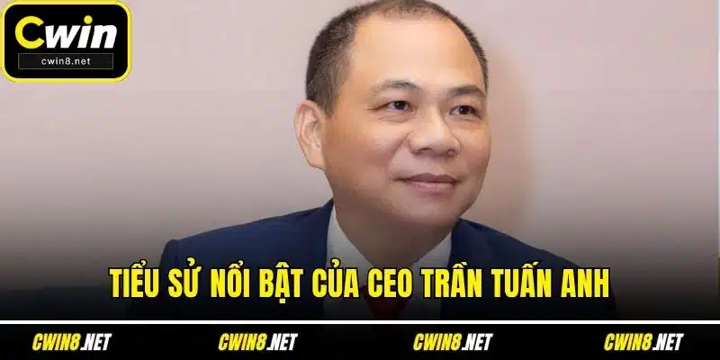 Tiểu sử nổi bật của CEO Trần Tuấn Anh
